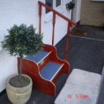 Mahogany Safety Steps - ONE HANDRAIL £62.50